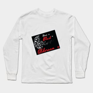 Alderaan Postcard Long Sleeve T-Shirt